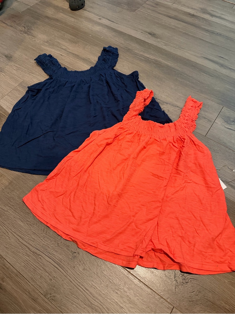 Womens Time And Tru 2PK Strap Tank Size L
